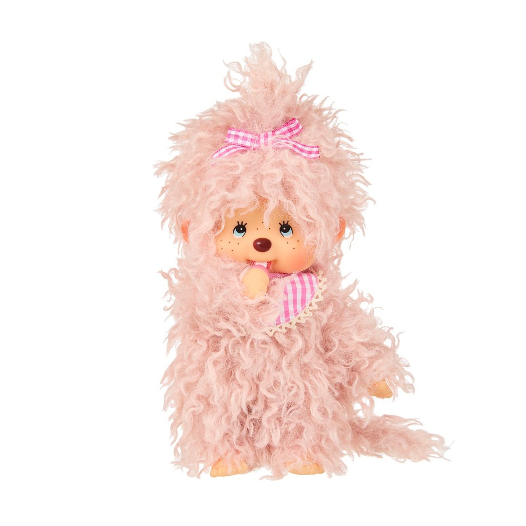 Monchhichi Fluff Pink Girl 20 cm
