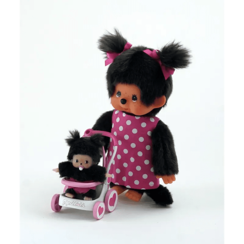 Monchhichi | Mothercare met wandelwagen | 20 cm | 2+ - Kleine Eland