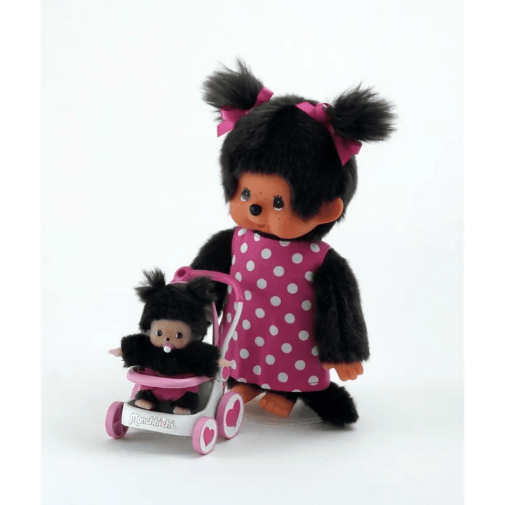 Monchhichi | Mothercare met wandelwagen | 20 cm | 2+ - Kleine Eland
