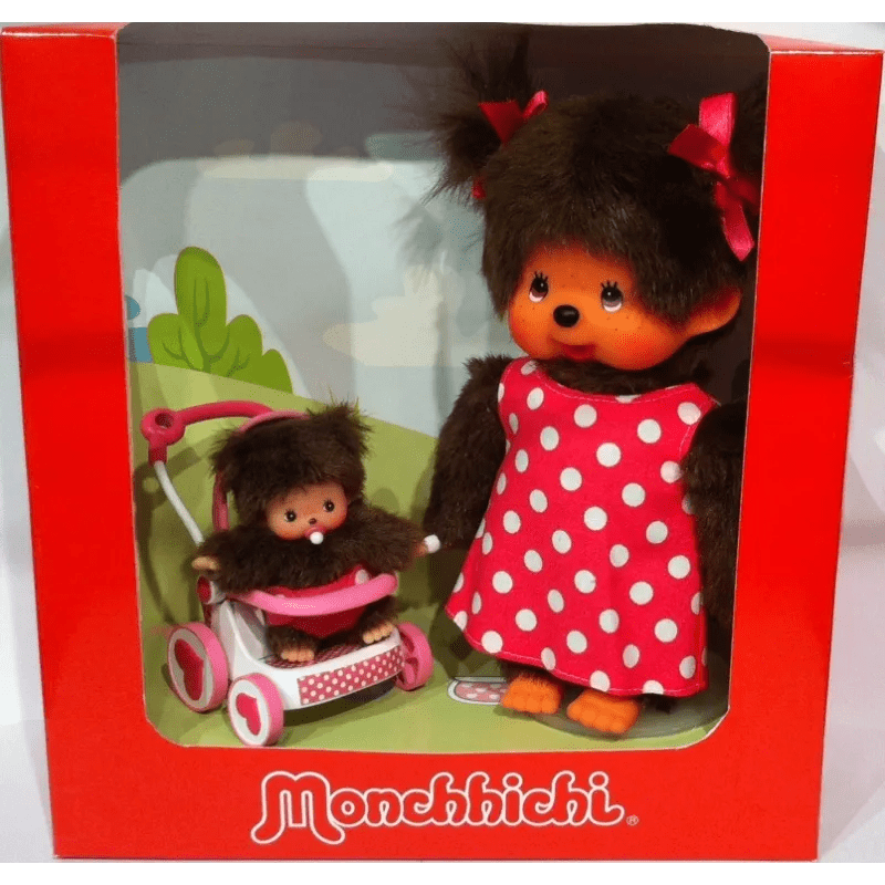 Monchhichi | Mothercare met wandelwagen | 20 cm | 2+ - Kleine Eland