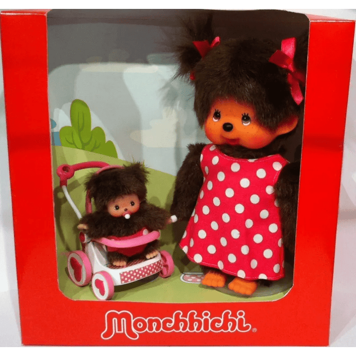 Monchhichi | Mothercare met wandelwagen | 20 cm | 2+ - Kleine Eland