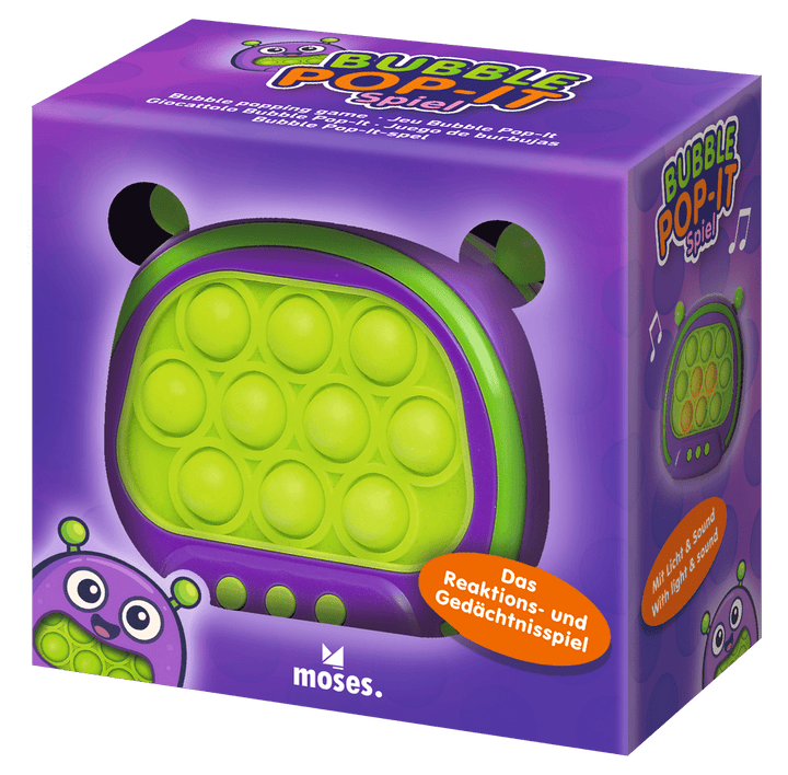 Moses | Bubble Pop - it Spel met geluid | 9 cm | 4+ - Kleine Eland