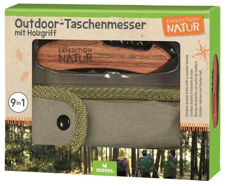 Moses | Expeditie Natuur | Pocket Zakmes | 9 functies | 8+ - Kleine Eland