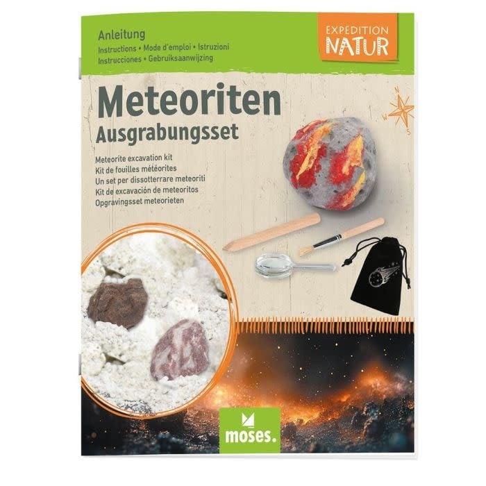 Moses | Expeditie Natuur | uithakset Meteoriet Replica | 7 cm | 6+ - Kleine Eland