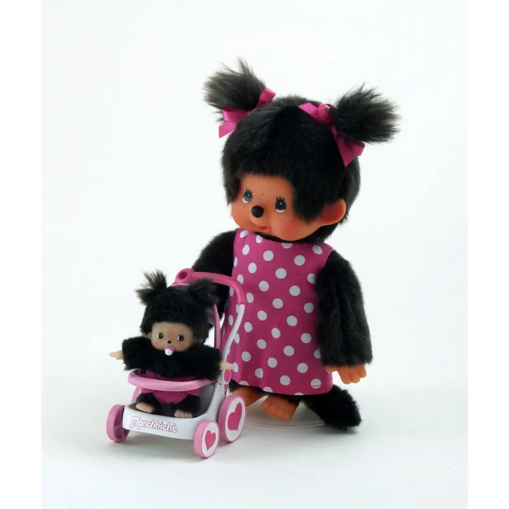 Monchhichi | Mothercare met wandelwagen | 20 cm | 2+