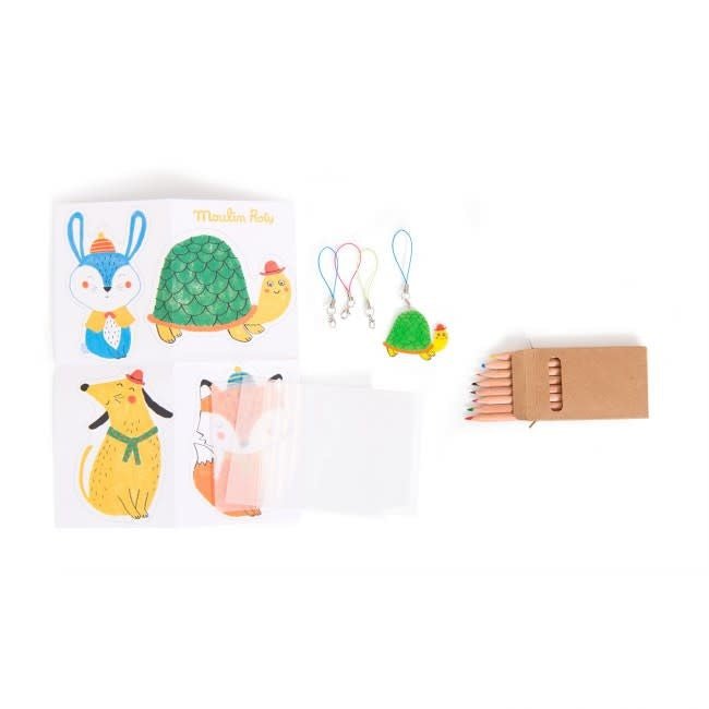 Moulin Roty | Les Petites Merveilles | Shrink Plastic Kit | 6+ - Kleine Eland