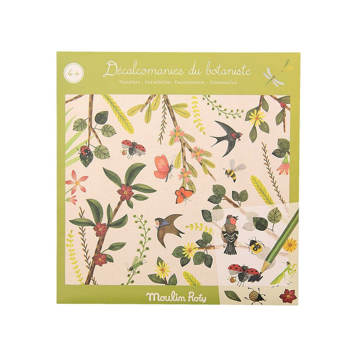 Moulin Roty | Transfers | decal - plaatjes | De Botanicus | +130 afbeeldingen | 3+ - Kleine Eland