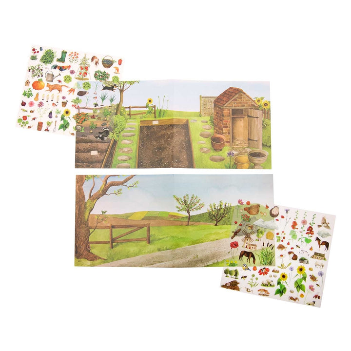 Moulin Roty | Transfers | decal - plaatjes | De tuin | +130 afbeeldingen | 3+ - Kleine Eland