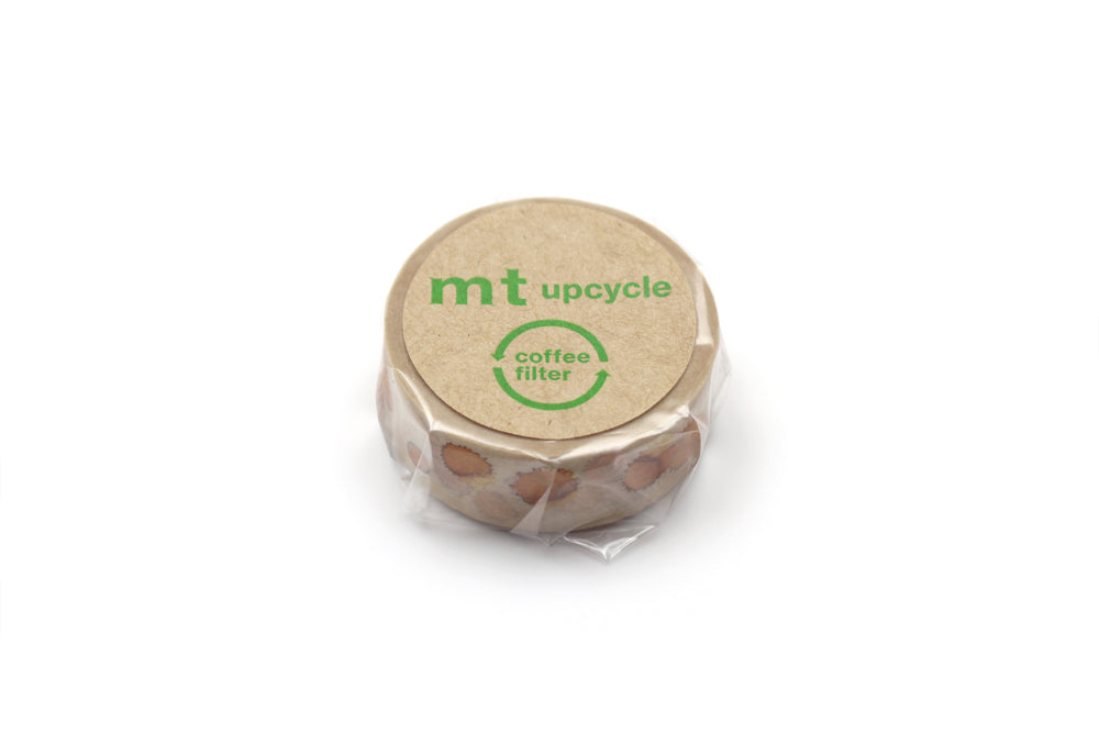 mt upcycle washi tape Coffee stain, rol van opzij