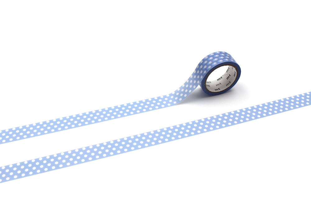 mt washi tape Dot lightblue purple met stippenpatroon