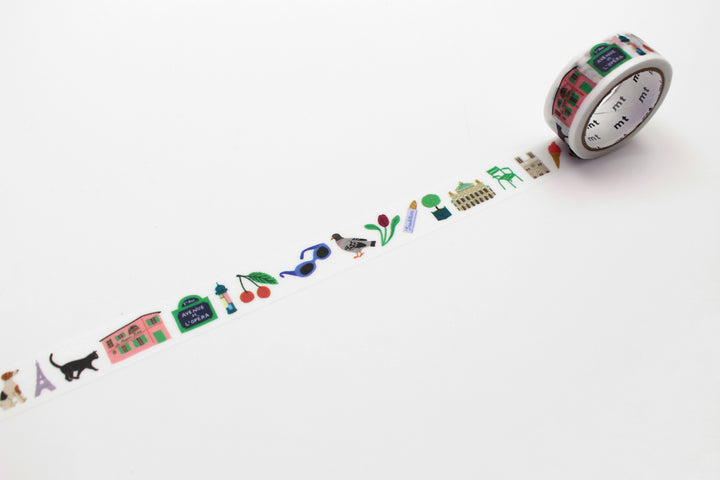 mt en Léa Maupetit washi tape Paris met Parijse illustraties
