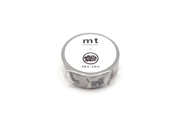 mt en SOU·SOU washi tape Neko, rol van opzij