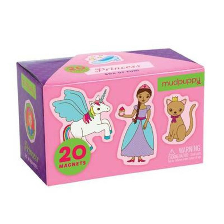 Mudpuppy Box of Magnets Princess 20 pcs 3+ - Kleine Eland