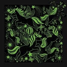 Mudpuppy | Glow in the Dark Puzzle | Unicorns Illuminated | 300 pcs | 7+ - Kleine Eland