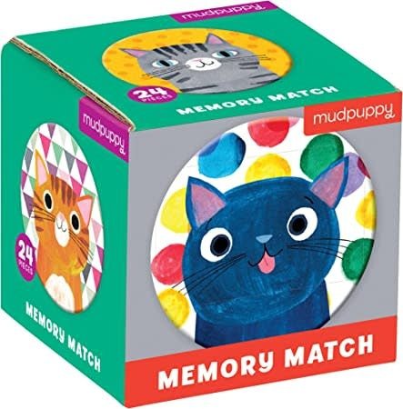 Mudpuppy | Mini Memory Game | Cat&