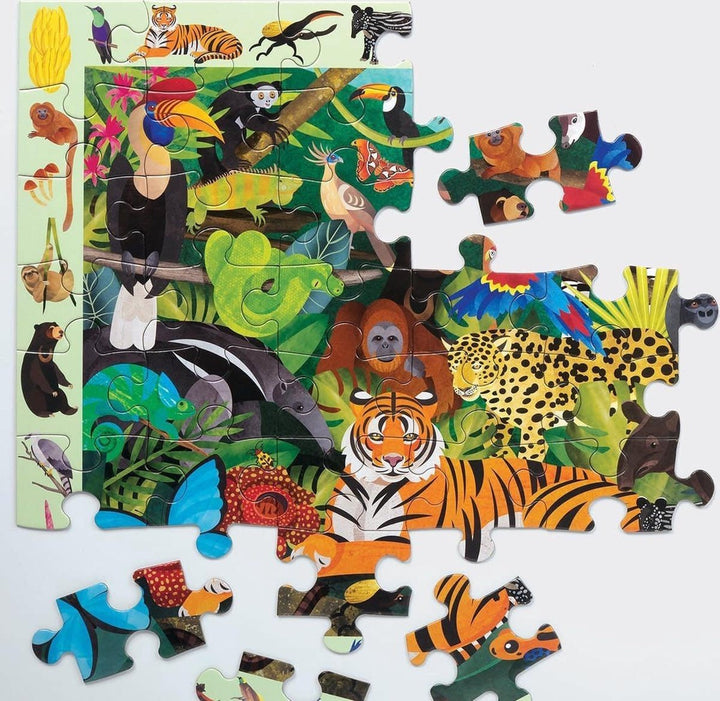 Mudpuppy | Puzzle | Search &amp; Find | Rainforest | 64 delig | 4+ - Kleine Eland