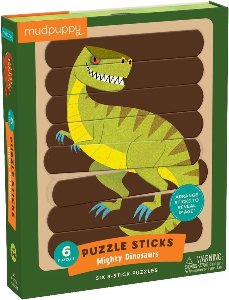 Mudpuppy | Puzzle Sticks | Mighty Dinosaurs | 24 delig | 3+ - Kleine Eland