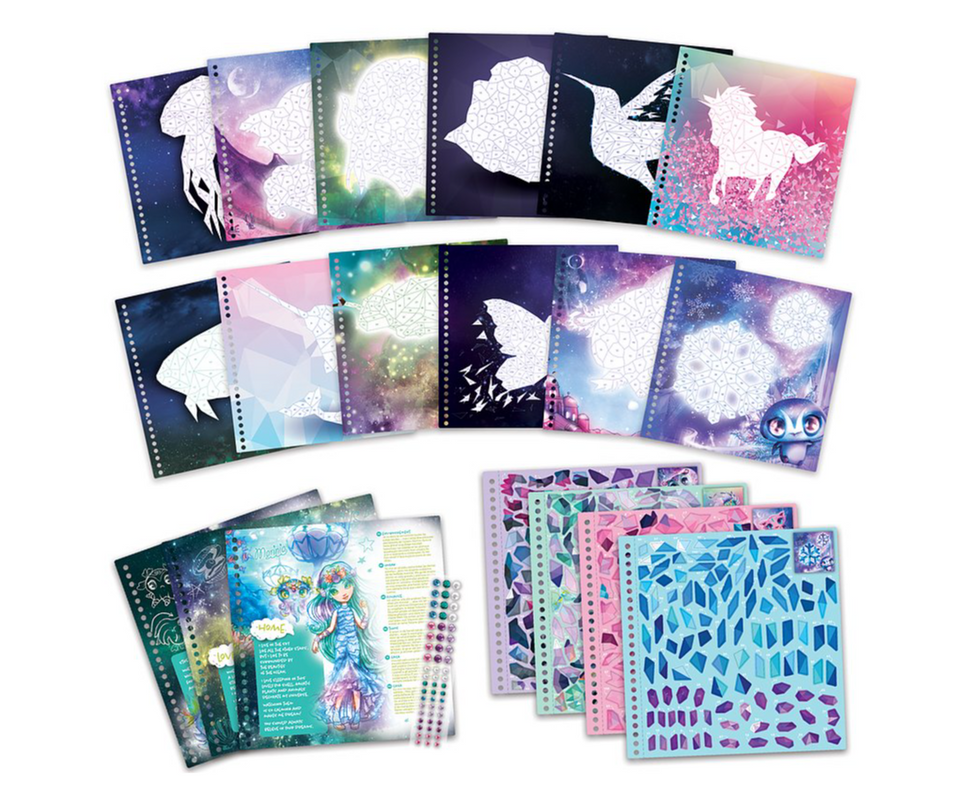 Nebulous Stars | Creative Book | Stickerby Number | +1350 Stickers | 8+ - Kleine Eland