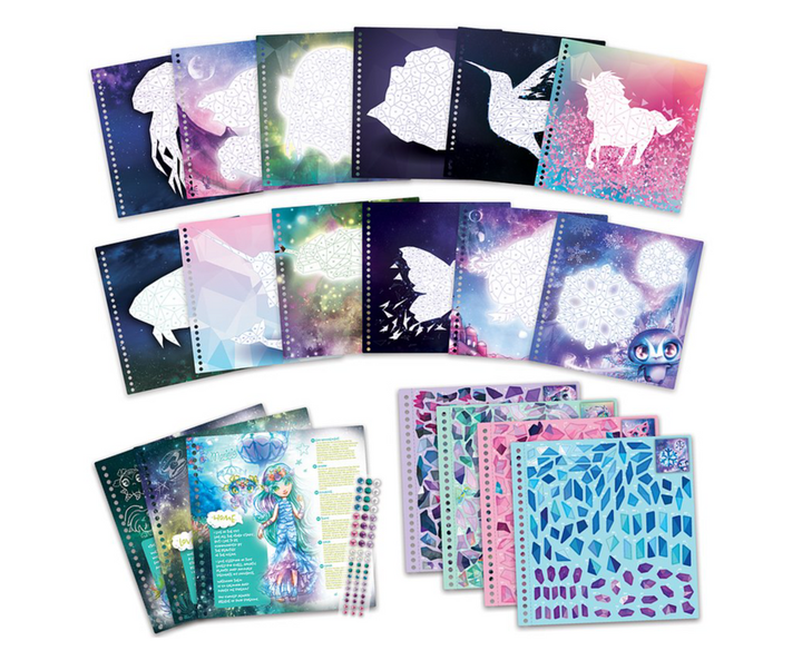 Nebulous Stars | Creative Book | Stickerby Number | +1350 Stickers | 8+ - Kleine Eland