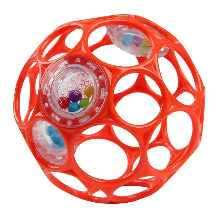 Oball | Rattle Easy-Grasp | Oranje | 0+ - Kleine Eland