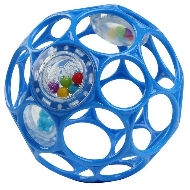 Oball | Rattle Easy - Grasp Toy | Blue | 10 cm | 0+ - Kleine Eland