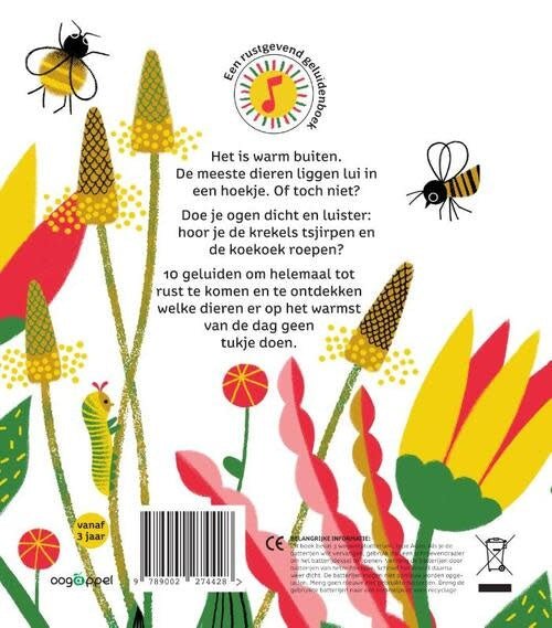 Oogappel | Geluidenboek | Zomergeluiden | 3+ - Kleine Eland