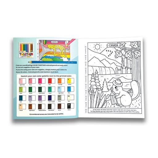 Ooly | Color By Numbers | Wonderful World | 6+ - Kleine Eland