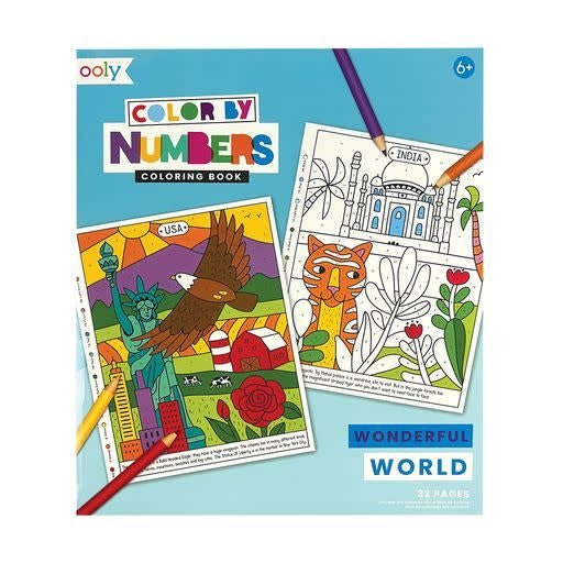 Ooly | Color By Numbers | Wonderful World | 6+ - Kleine Eland