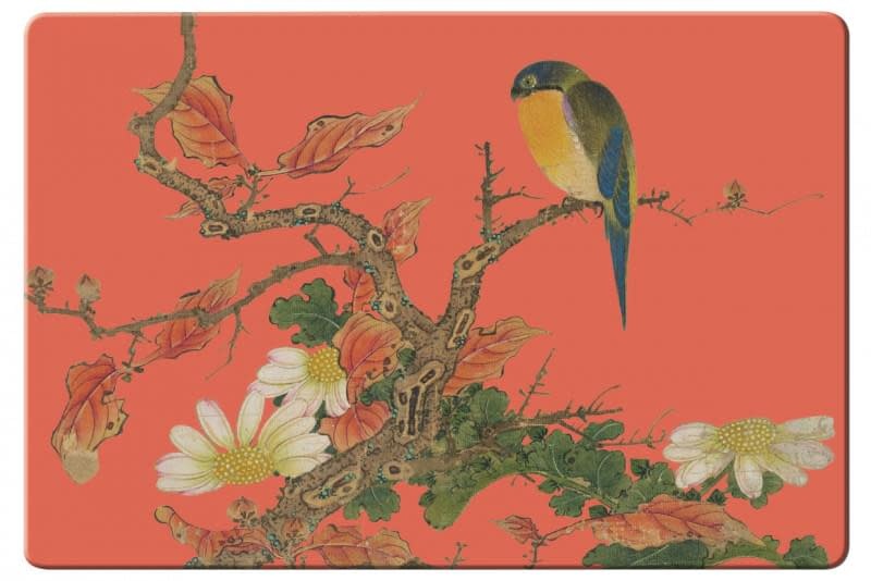 Bekking &amp; Blitz | Placemat | 29 x 43 cm | Hu Feitao, Chester Beatty | Birds and Flowers | Red