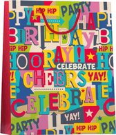 Papieren cadeautas L Bright Kraft