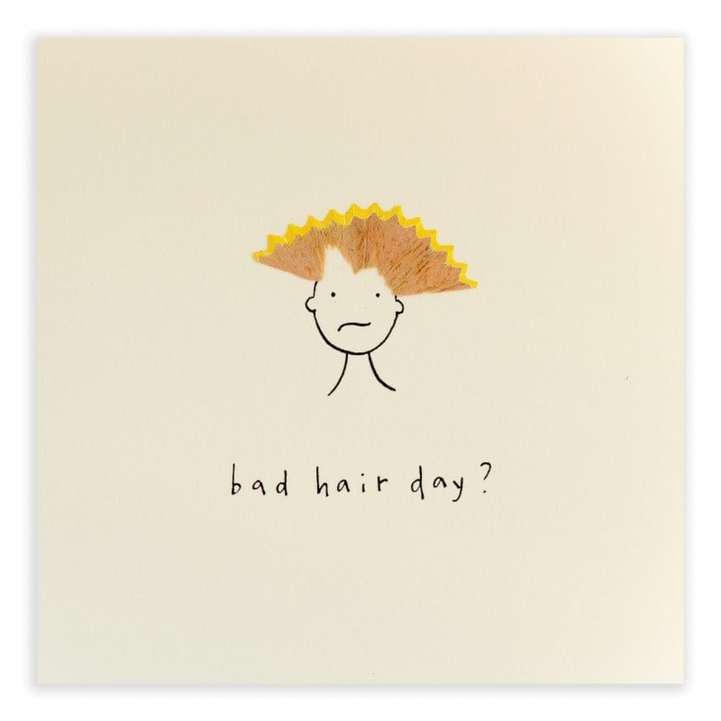 Pencil Shavings Cards by Ruth Jackson | Bad Hair Day? - Kleine Eland