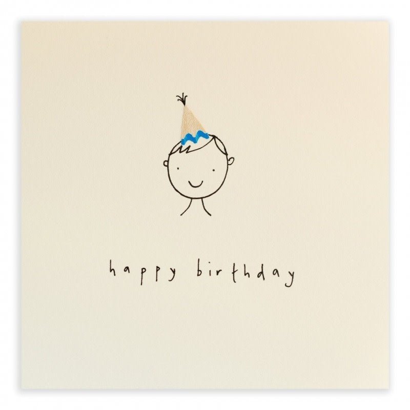 Pencil Shavings Cards by Ruth Jackson | Happy Birthday | Hat Boy - Kleine Eland