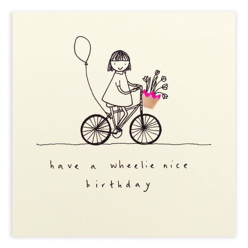 Pencil Shavings Cards by Ruth Jackson | Have a Wheelie Nice Birthday - Kleine Eland