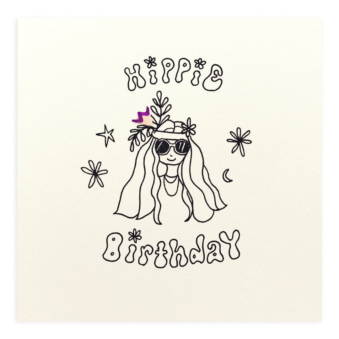 Pencil Shavings Cards by Ruth Jackson | Hippie Birthday - Kleine Eland