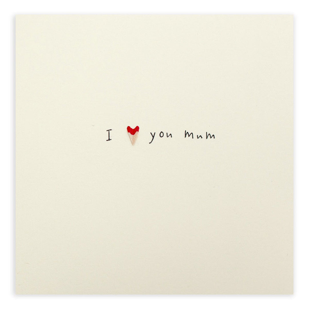 Pencil Shavings Cards by Ruth Jackson | I Love Mum - Kleine Eland