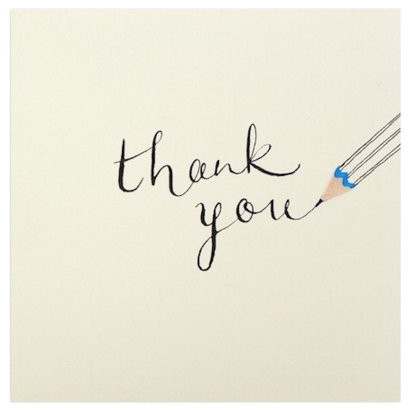 Pencil Shavings Cards by Ruth Jackson | Thank You | Pencil - Kleine Eland