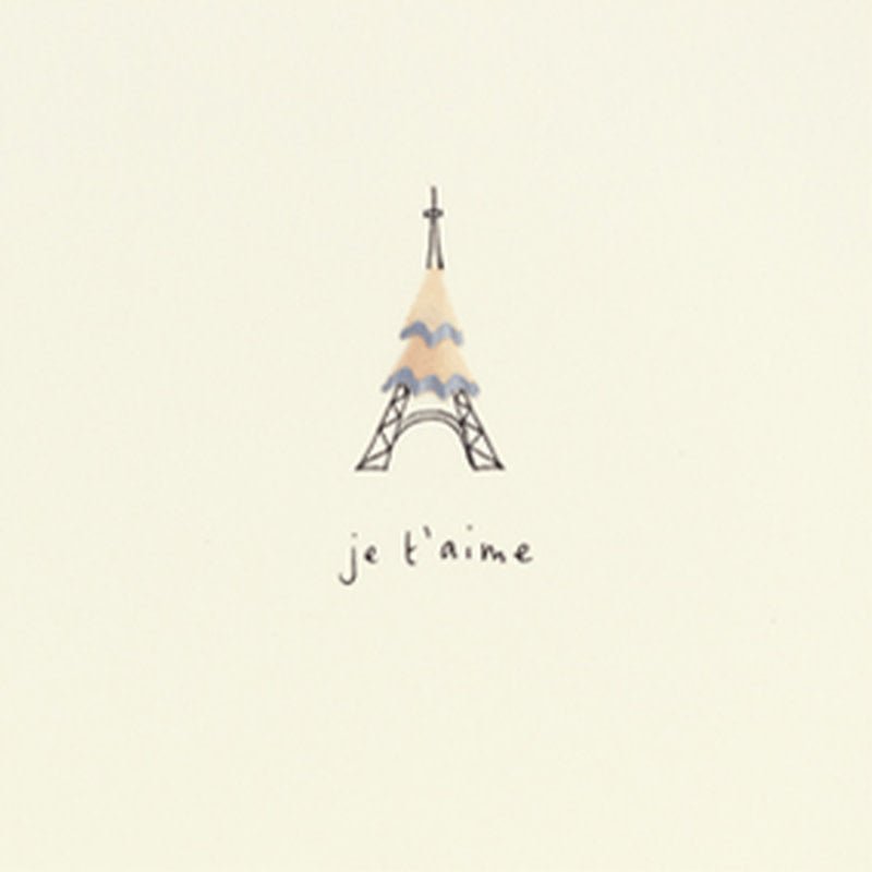 Pencil Shavings Cards by Ruth Jackson | Valentine's Eiffel - Kleine Eland