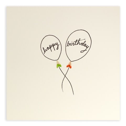 Pencil Shavings Cards by Ruth Jackson | Verjaardagsballon | Happy Birthday - Kleine Eland