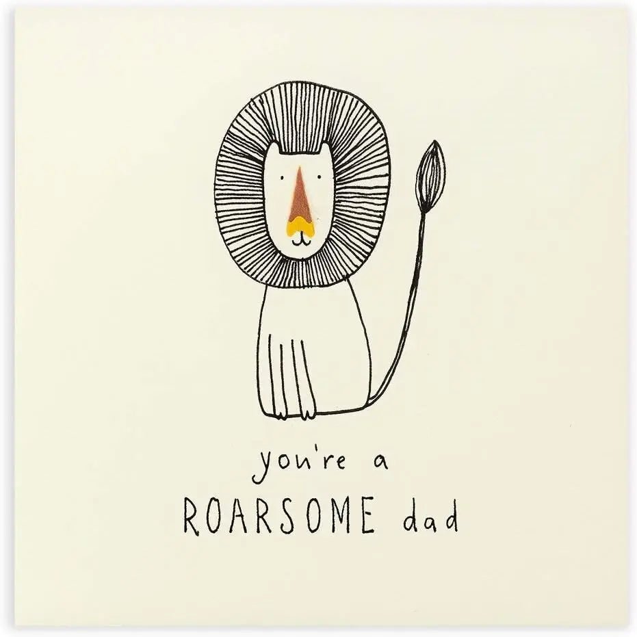 Pencil Shavings Cards by Ruth Jackson | You're a ROARSOME dad - Kleine Eland