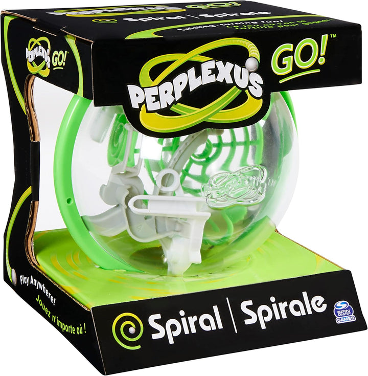 Perplexus Go Spiral groene uitvoering met 35 hindernissen