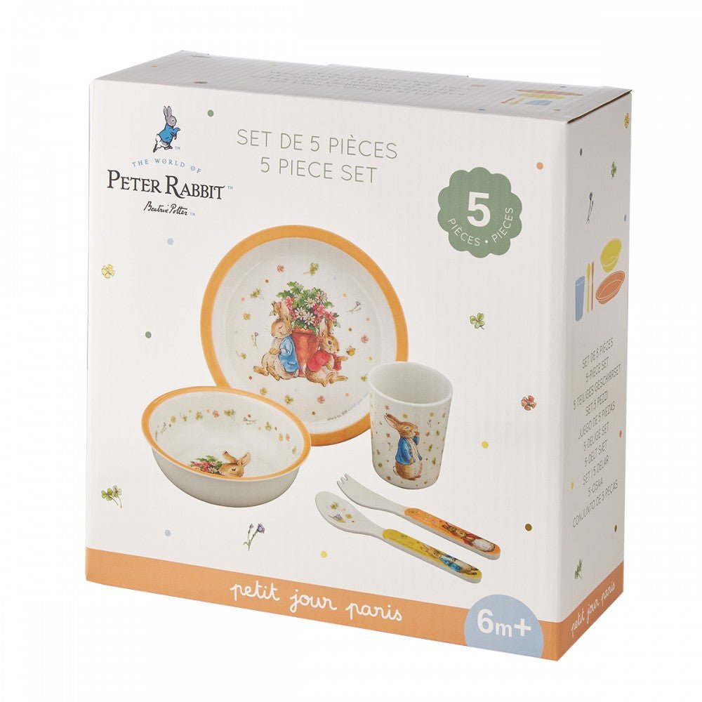 Peter Rabbit Giftset 5 - delig | Petit Jour Paris | 6m+ - Kleine Eland