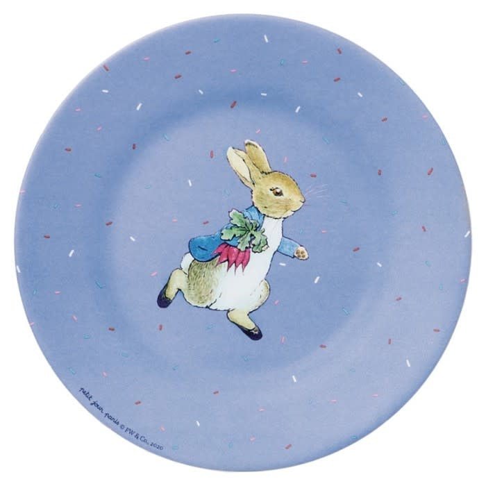 Petit Jour | Bord | 20 cm | Peter Rabbit | Blauw - Kleine Eland