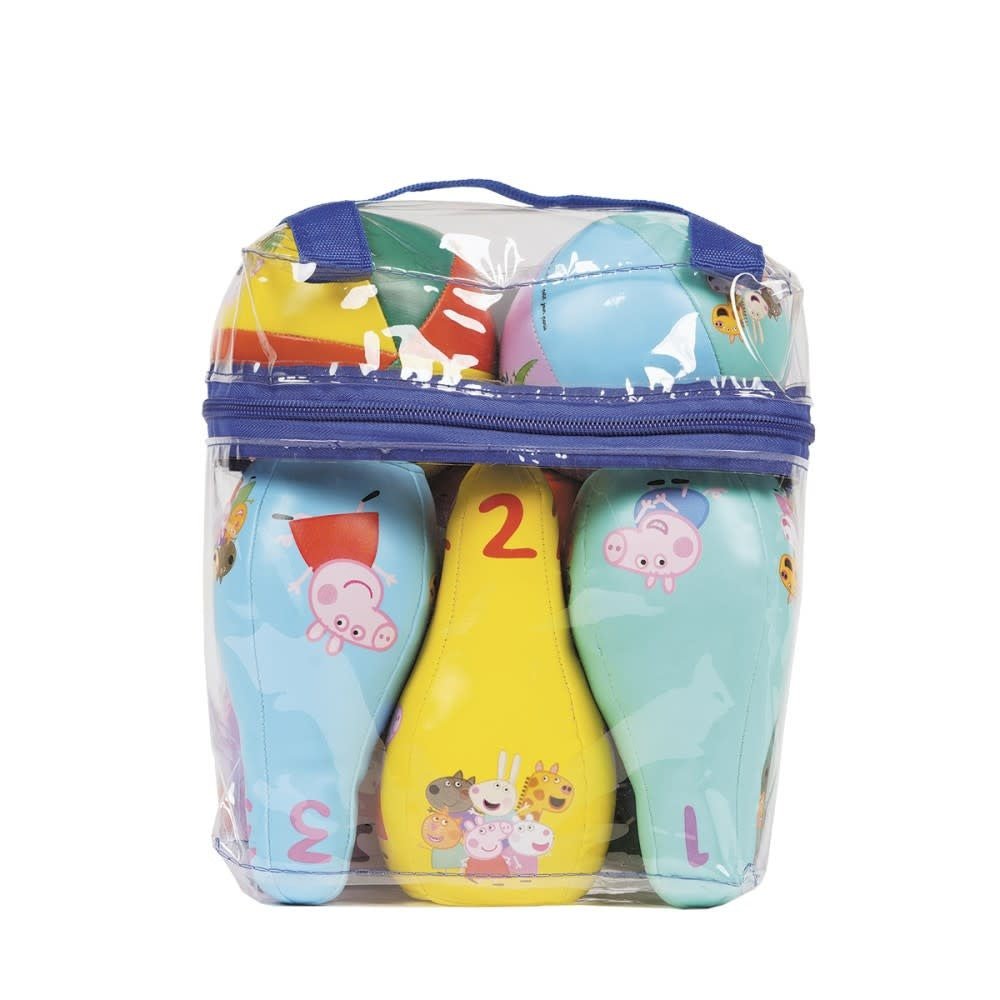 Petit Jour | Bowlingset | Peppa Pig | 8 delig | 15 cm | 1+ - Kleine Eland