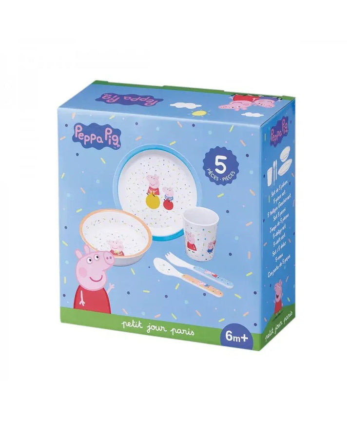 Petit Jour Paris | Peppa Pig | Giftset | 5 delig | + 6 mnd - Kleine Eland