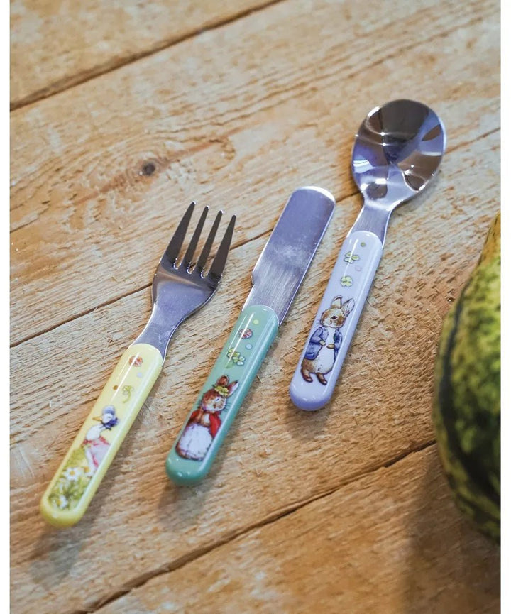 Petit Jour Paris | Peter Rabbit | Bestekset | 3 delig | 1+ - Kleine Eland