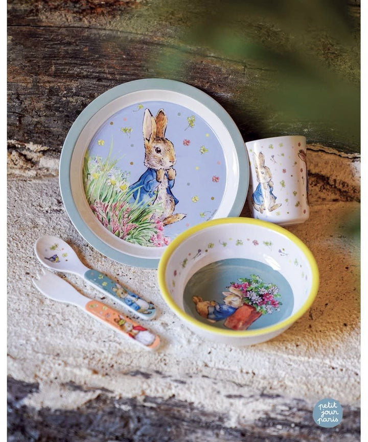 Petit Jour Paris | Peter Rabbit | Giftset Blauw | 5 delig | +6 mnd - Kleine Eland