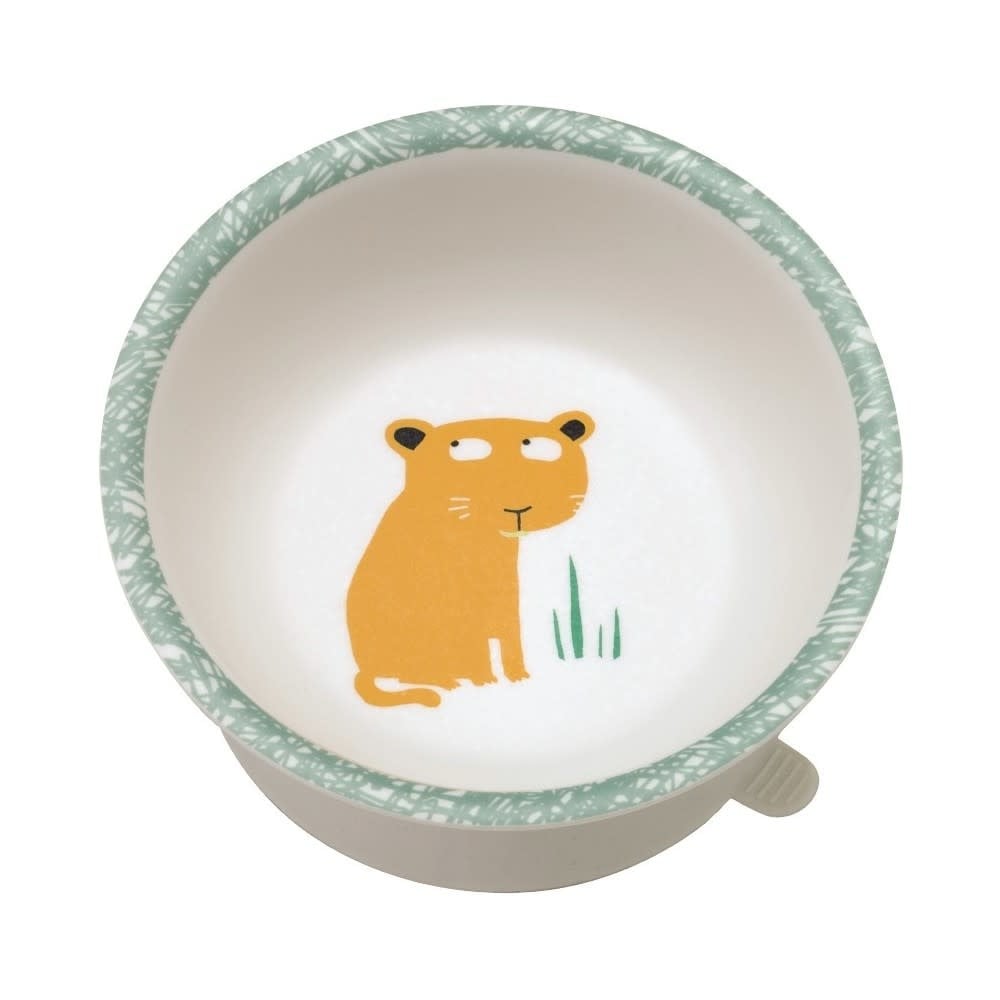 Petit Jour Paris | Savanne | Kommetje met Zuignap en Lepel | +6 mnd - Kleine Eland