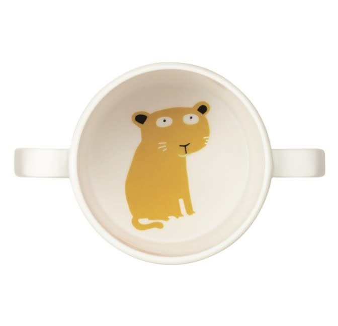 Petit Jour | Savanne | Mok Met Twee Oren | met Afneembare Deksel | 160 ml | +6 mnd - Kleine Eland