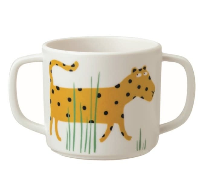 Petit Jour | Savanne | Mok Met Twee Oren | met Afneembare Deksel | 160 ml | +6 mnd - Kleine Eland