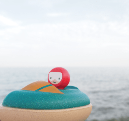 Plan Toys | Houten Boot | Speedboat |1+ - Kleine Eland
